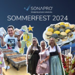 Collage, welche die Einblicke des Sommerfestes 2024 bei SONAPRO zeigt