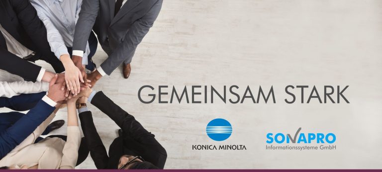 Konica Minolta ab sofort qualifizierter HOAI- und GAEB-Kompetenzpartner von SONAPRO